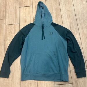 Under Armour Men's Two Toned Blue Hoodie